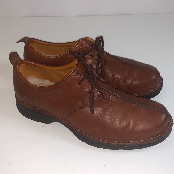 udd Other - UGG Australia  Brown Leather Oxford Shoes Size 12